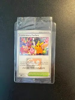 Pokemon SEALED Celebratory Fanfare - 2025 Ace Trainer Reward Promo - TCG - Image 1