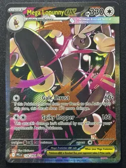 Mega Lopunny ex 128/094 Me02: Phantasmal Flames Special Illustration Rare SIR NM - Image 1