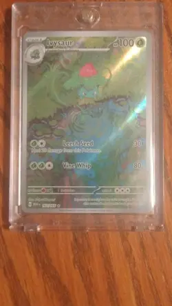 Pokemon Ivysaur Sv: Scarlet & Violet 151 167/165 Illustration Rare Full Art Holo - Image 1