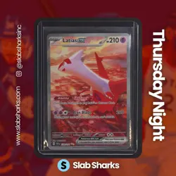 2024 POKEMON SURGING SPARKS #239/191 LATIAS EX SPECIAL ILLUSTRATION RARE SIR - Image 1