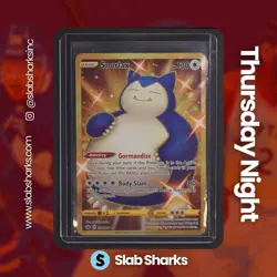 2021 POKEMON SWORD & SHIELD CHILLING REIGN #224/198 SNORLAX SECRET RARE - Image 1