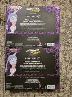 Two Pokemon TCG Champions Path Hatterene V Collection Box Pokemon New & Sealed - Image 3