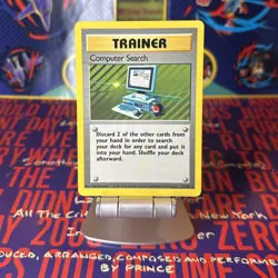 Pokemon TCG Computer Search Base Set 71/102 Regular Unlimited Rare NM - Image 1