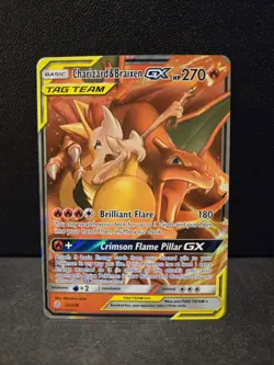 Pokemon Charizard & Braixen GX Tag Team - 22/236 Cosmic Eclipse Ultra Rare - Image 1