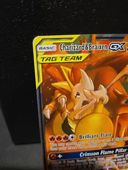 Pokemon Charizard & Braixen GX Tag Team - 22/236 Cosmic Eclipse Ultra Rare - Image 3