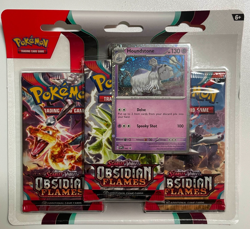 Pokemon TCG Scarlet & Violet - Obsidian Flames Booster Blister - 3 Packs 820650853784 - Image 1