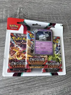Pokemon TCG Scarlet & Violet - Obsidian Flames Booster Blister - 3 Packs 820650853784 - Image 1