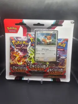 Pokemon TCG Scarlet & Violet - Obsidian Flames Booster Blister - 3 Packs - Image 1