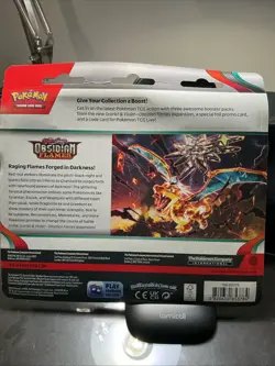 Pokemon TCG Scarlet & Violet - Obsidian Flames Booster Blister - 3 Packs 820650853784 - Image 2