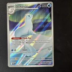 Dewgong 097/094 Pack Fresh Near Mint Phantasmal Flames Illustration Rare Pokemon - Image 1