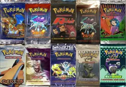 Pokemon Cards Booster Packs Only 400 Packs Total Base Set Aquapolis Skyridge Neo - Image 1