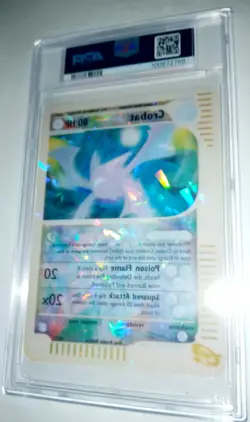 2003 Pokemon Crobat #10 Crystal Skyridge Box Topper NM-Mint PSA 8 - Image 4