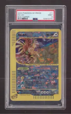 2003 Pokemon HO-OH #11 Crystal Skyridge Box Topper Mint PSA 9 - Image 1