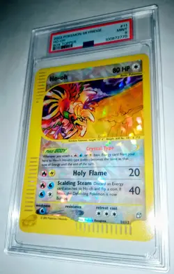 2003 Pokemon HO-OH #11 Crystal Skyridge Box Topper Mint PSA 9 - Image 3
