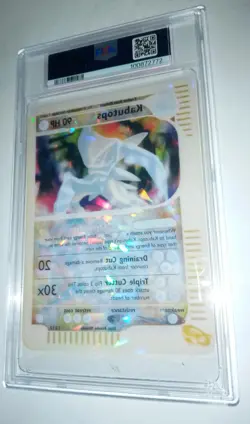 2003 Pokemon Kabutops #12 Crystal Skyridge Box Topper Mint PSA 9 - Image 4