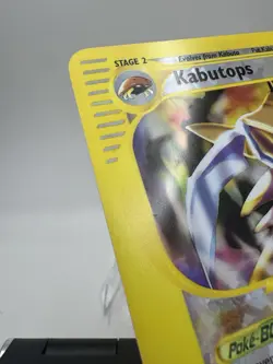 2003 Pokemon CRYSTAL KABUTOPS Skyridge REVERSE HOLO Rare JUMBO TOPPER LP - Image 3