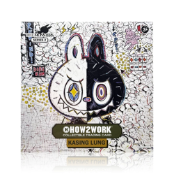 Labubu 2023 How2work The Monsters Series 2 Collectible Trading Card Sealed Box - Image 1
