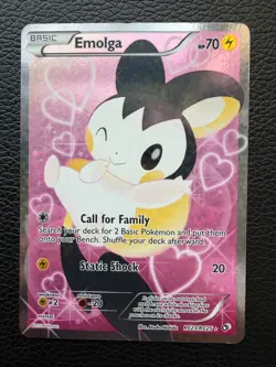 Pokemon Legendary Treasures Radiant Collection Emolga #RC23/RC25 Ultra Rare MP - Image 1