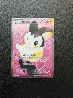Pokemon Legendary Treasures Radiant Collection Emolga #RC23/RC25 Ultra Rare MP - Image 2