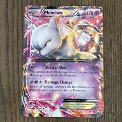 Mewtwo EX - XY107 - Pokemon XY Promo Ultra Rare Card NM - Image 1