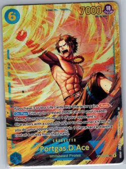 Portgas.D.Ace OP13-119 SEC English Carrying On His Will - One Piece Card - NM - Image 1