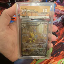Pokemon TCG Alakazam EX 201/165 Scarlet & Violet 151 Card Ace 10 - Image 1