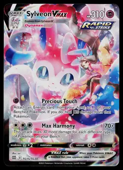 Pokemon Card - Sylveon VMAX Brilliant Stars TG15/TG30 Ultra Rare - Image 1