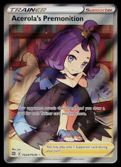 Pokemon Card - Acerola's Premonition Brilliant Stars TG24/TG30 Ultra Rare - Image 1