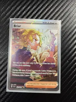 Pokemon TCG Stellar Crown Briar Trainer Holo Card 171/142 Sv07 - Image 1