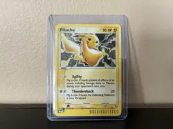 2003 Pikachu Black Star Promo #12 Holo E-reader Nintendo Pokemon Card 12 MP - Image 1