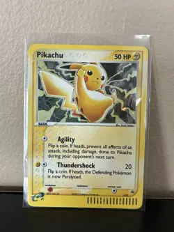 2003 Pikachu Black Star Promo #12 Holo E-reader Nintendo Pokemon Card 12 MP - Image 2