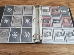 STAR WARS CCG Three-Ring Binder of 619 Cards Very Nice Condition SEE PHOTOS - Image 1