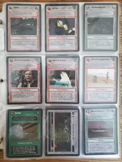 STAR WARS CCG Three-Ring Binder of 619 Cards Very Nice Condition SEE PHOTOS - Image 2
