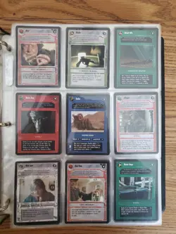 STAR WARS CCG Three-Ring Binder of 619 Cards Very Nice Condition SEE PHOTOS - Image 5