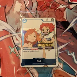 Girl (OP14 Release Event Winner) - One Piece Promotion Cards (OP-PR) - Image 1
