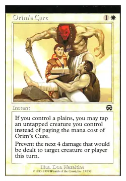 Orim's Cure (foil) Mercadian Masques MTG - LP - Image 1