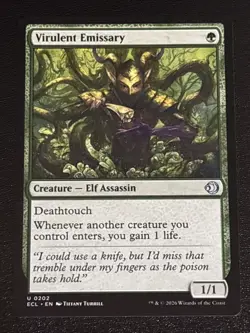 MTG Lorwyn Eclipsed Virulent Emissary 0202 NM - Image 1