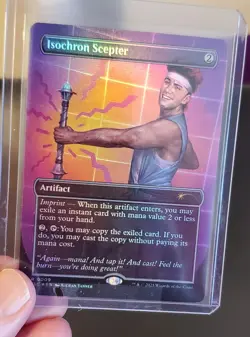 FOIL Isochron Scepter Secret Lair Encyclopedia of Magic Secret Lair - Image 1