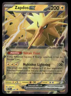 Pokemon Cards Zapdos ex 049 Scarlet & Violet Promo NM - Image 1