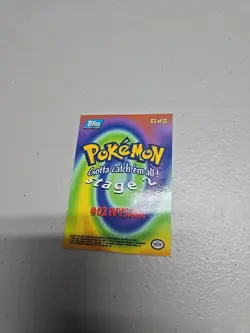 2000 Topps Chrome Pokemon Bulbasaur - Image 4