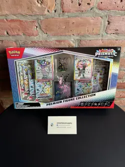 SEALED Pokemon Prismatic Evolutions Premium Figure Collection Box SAME DAY SHIP! - Image 2