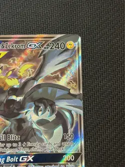Pikachu & Zekrom GX Sun Moon Team Up SM168 Holo Promo Pokemon TCG - Image 3