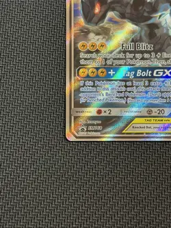 Pikachu & Zekrom GX Sun Moon Team Up SM168 Holo Promo Pokemon TCG - Image 5