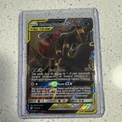 2019 Pokemon Umbreon & Darkrai GX 125/236 Sm-Unified Minds Ultra Rare Holo - Image 1