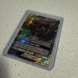 2019 Pokemon Umbreon & Darkrai GX 125/236 Sm-Unified Minds Ultra Rare Holo - Image 3