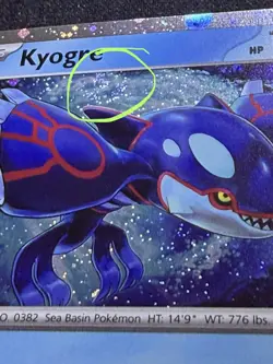 🌀SWIRL🌀 Kyogre 034/132 Cosmos Holo Knock Out Collection Box Promo Pokemon - Image 2