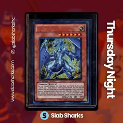 2012 YU-GI-OH! D.C. 1ST ED #SDDC-EN001 LIGHTPULSAR DRAGON MISPRINT NO NAME ERROR - Image 1