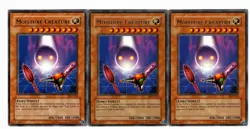 Yugioh- 3X Moisture Creature - Rare - Unlimited - PGD-013 - Light Play - Image 1