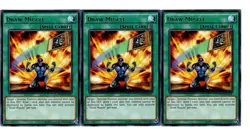 Yugioh- 3X Draw Muscle - Rare - Unlimited - NECH-EN057 - Near Mint - Image 1