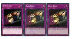 Yugioh- 3X Dark Bribe - Common - 1st Edition - YS17-EN040 - Near Mint - Image 1